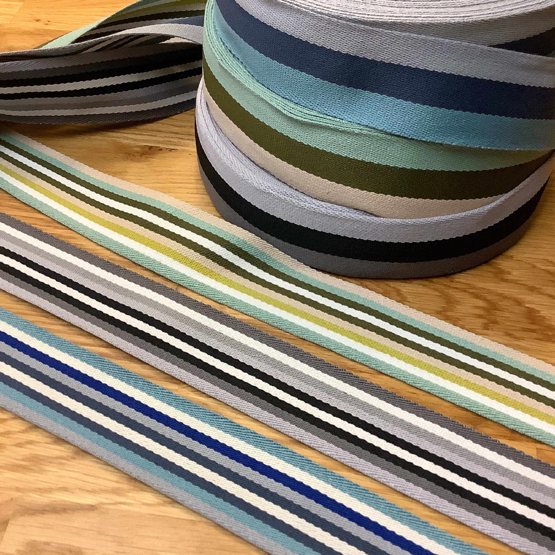 Wide-striped-webbing-double-sided-Hometown-Rochester-UK