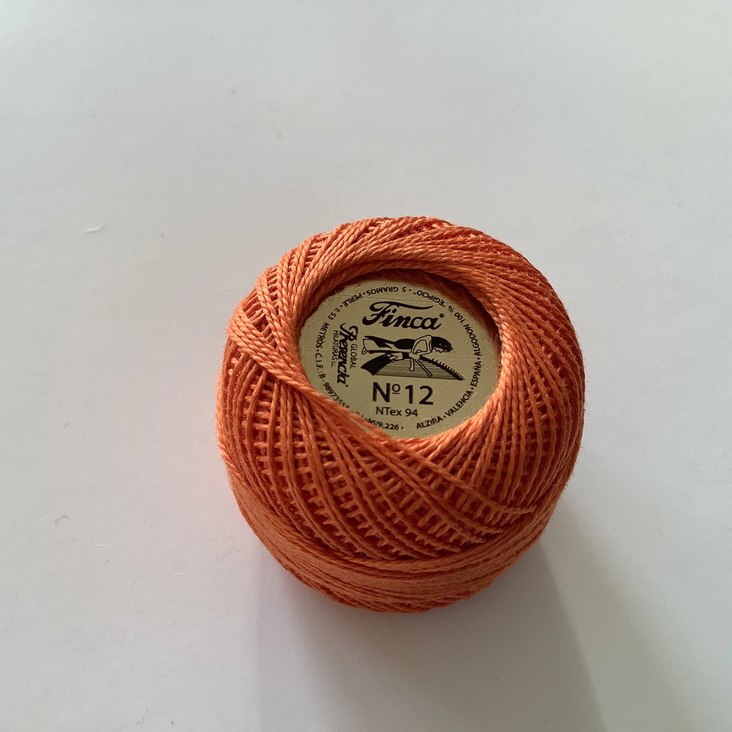 Perle-thread-no12-orange-7567-Hometown-Rochester-UK