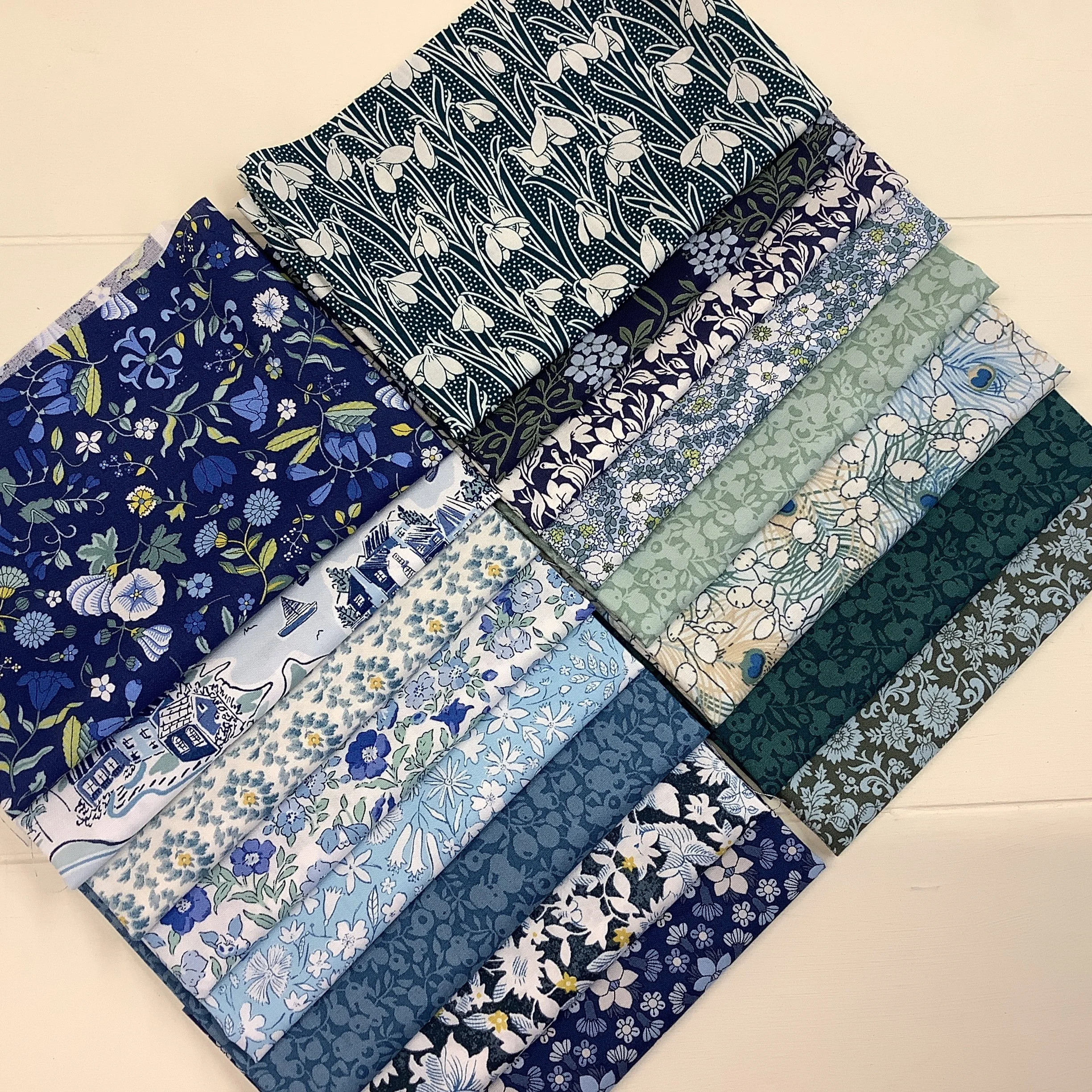 Liberty quilting cottons in lovely fat eighth pieces. — HOMETOWN