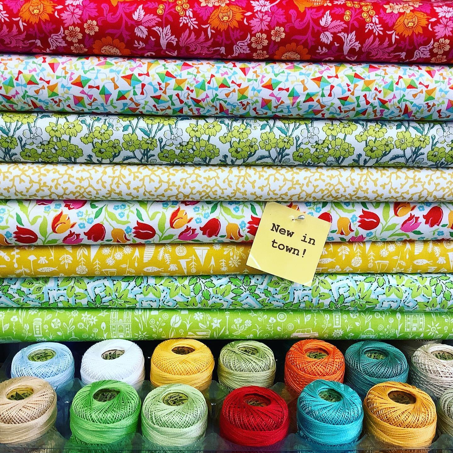 Summery Liberty fabric stack to celebrate that the sun is still shining.

Don&rsquo;t forget that our Soppy Bolt Sale is on until Sunday. You could save 20% on any of these fabrics if you finish off the bolt&hellip;

You may think I&rsquo;m a fabric 