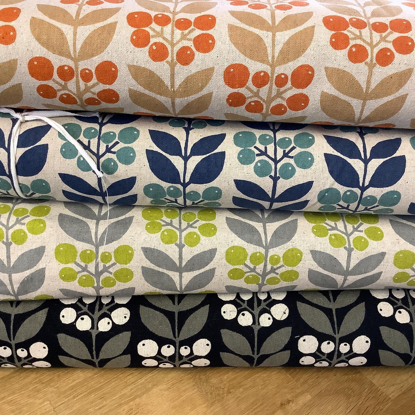 Wrong month I know, but say hello to Juneberry.

These are a gorgeous new linen-cotton mix fabric from Japan, ideal for home furnishing and dressmaking projects. 

Now which colour to choose? Juneberry is available online and instore. (Open today 10-