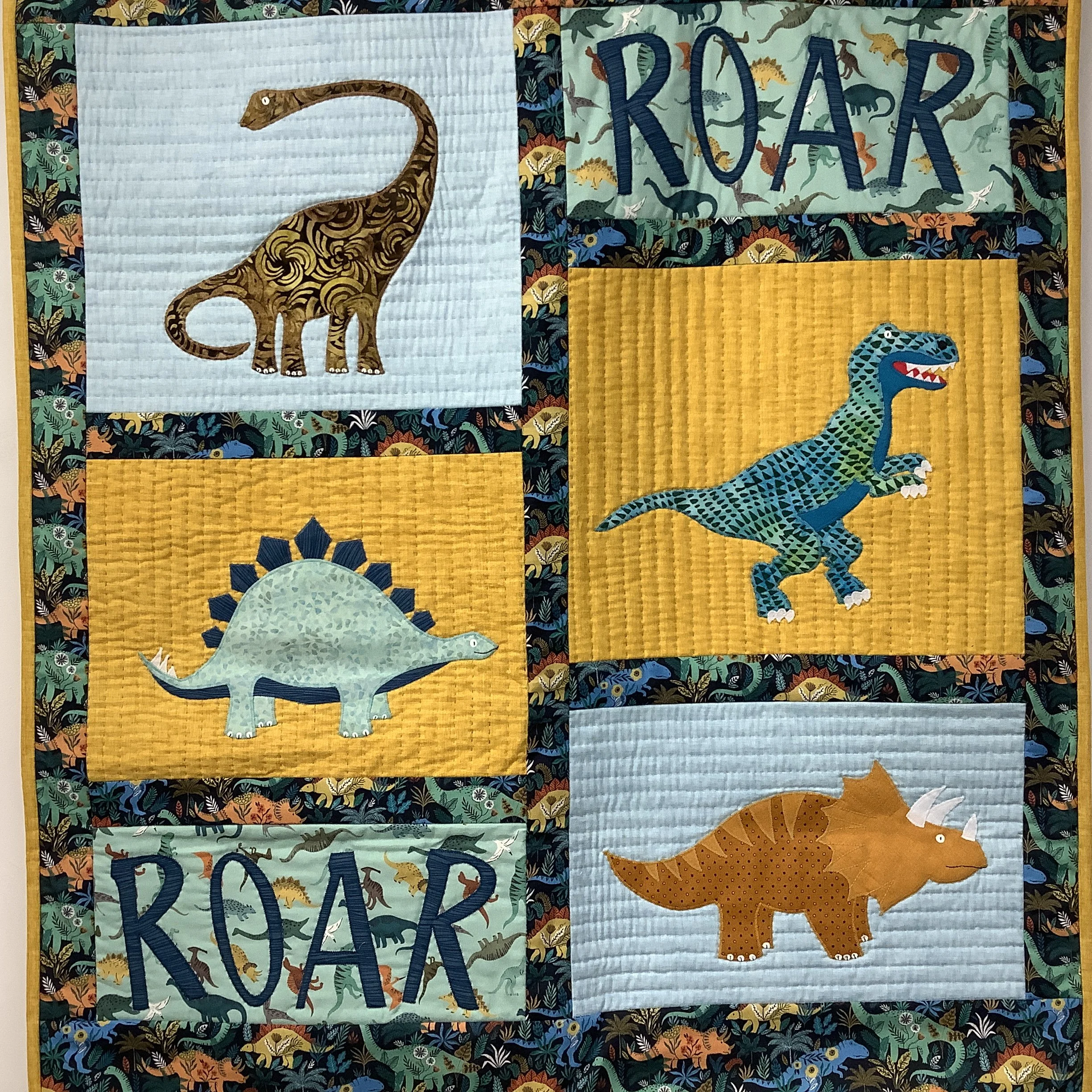 Dinosaur-Applique-Alison-Abrahams-Hometown-Rochester