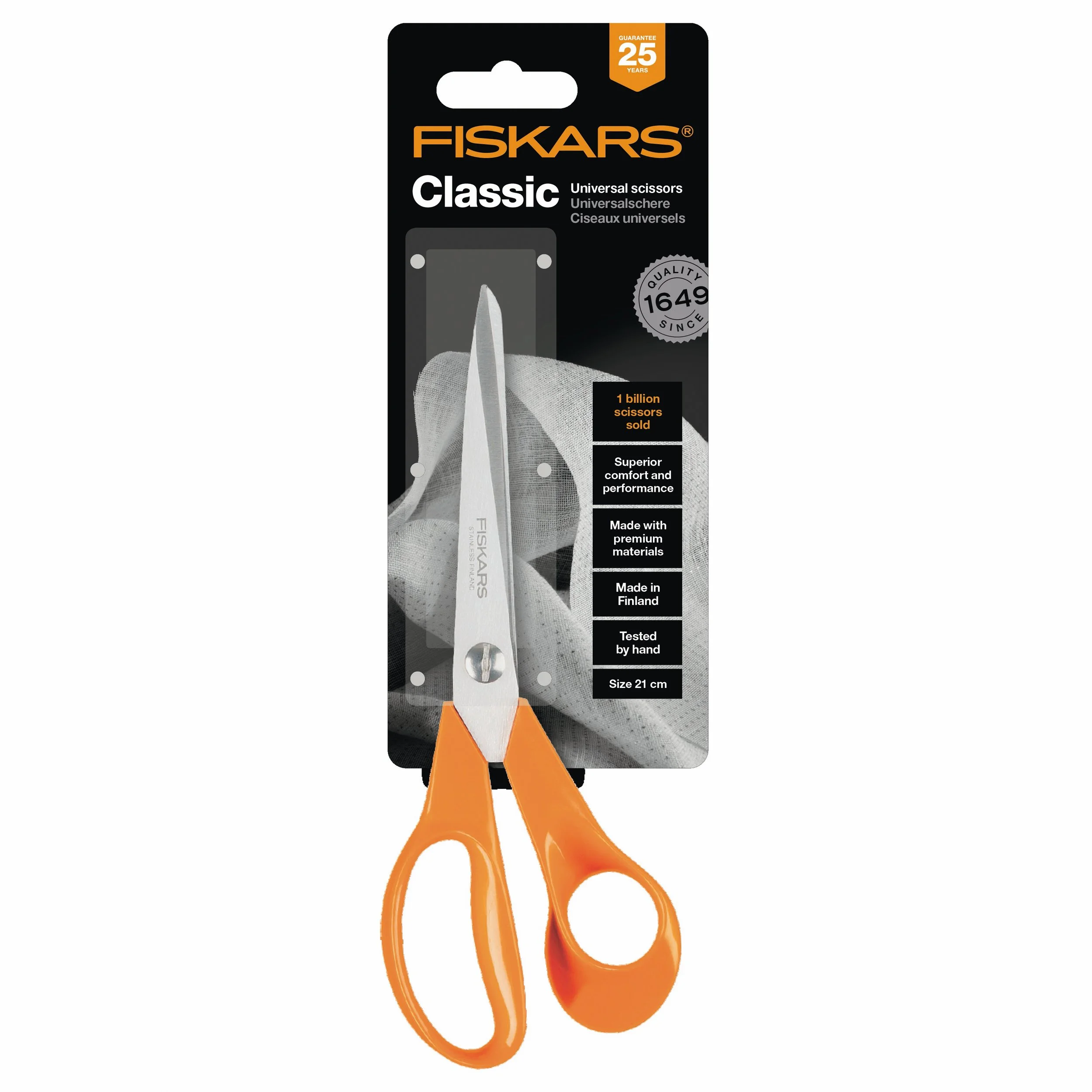 Fiskars-Classic-Scissors-21cm-RH-Hometown-Rochester-UK