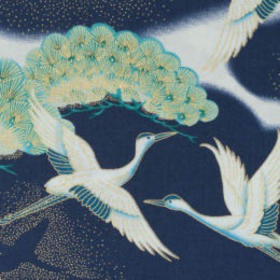 Sevenberry Kuren Crane Japanese print 89500