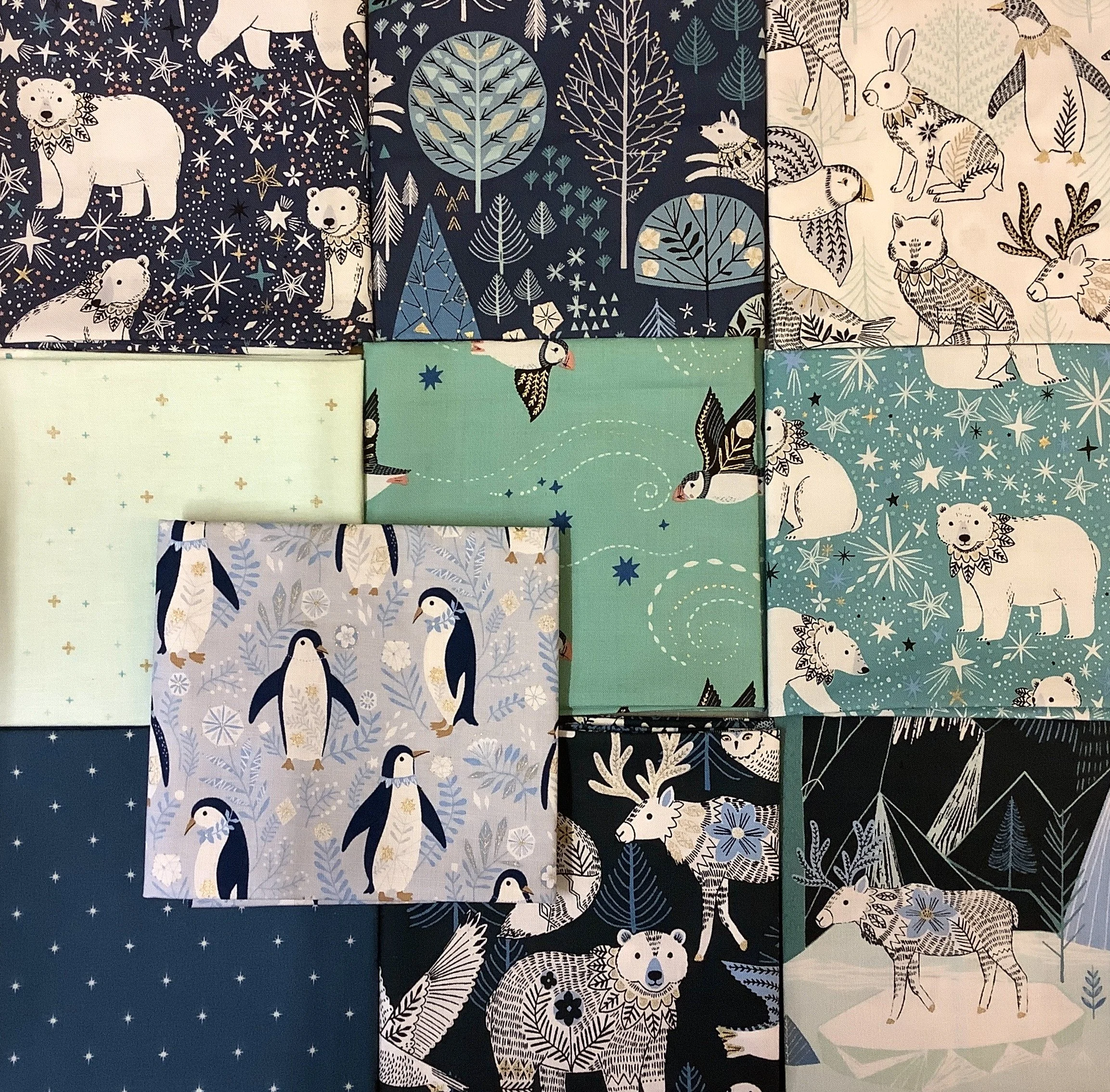 Arctic fat quarter bundle Dashwood