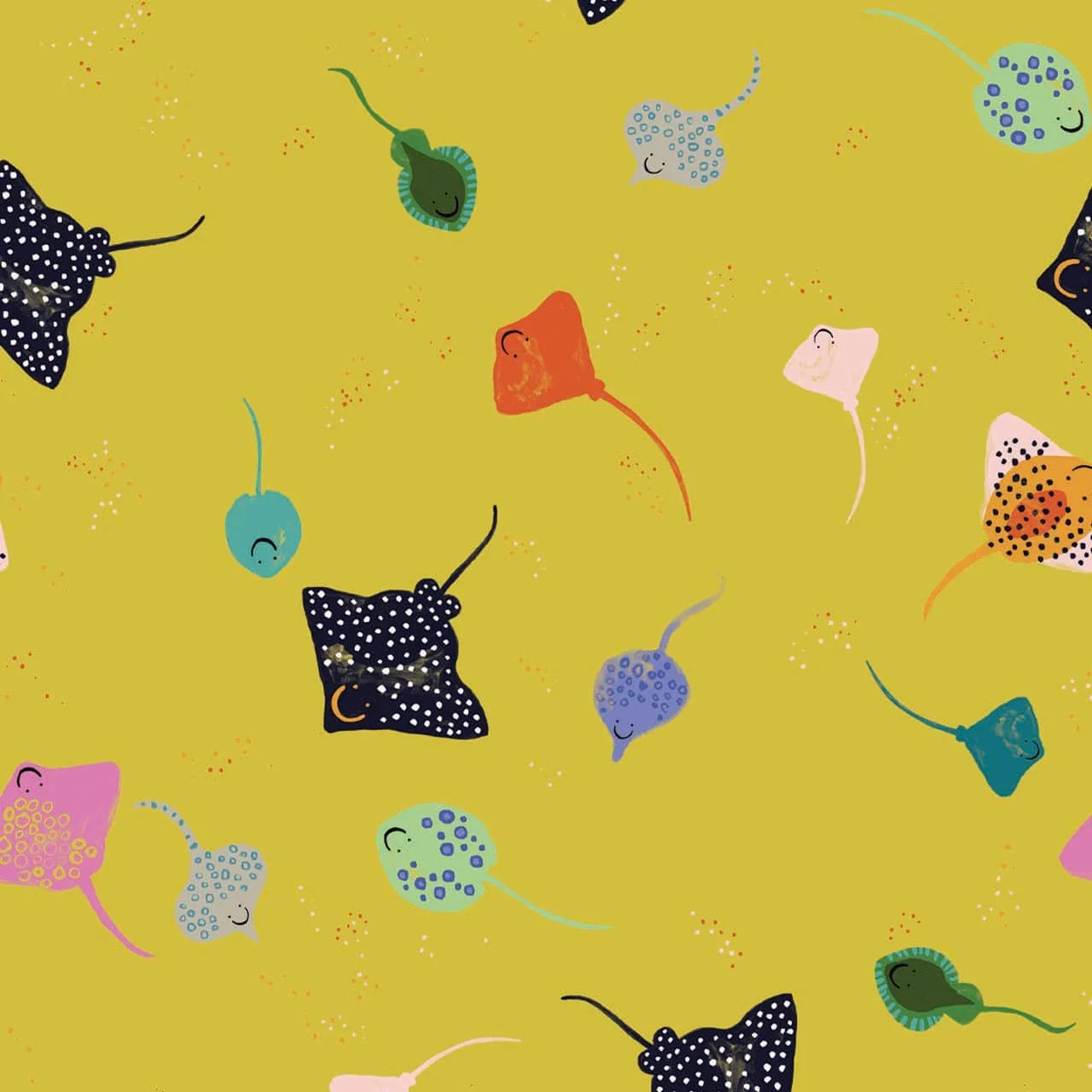 2101-Aquatic-Paradise-Stingrays-fabric-Dashwood-Hometown-UK-quilt-shop