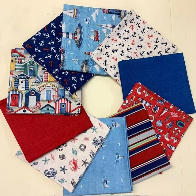 Nautical fat quarter bundle