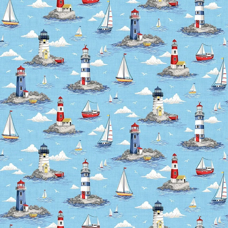 2499-B-Lighthouses-Nautical-Makower-Hometown-Rochester-UK