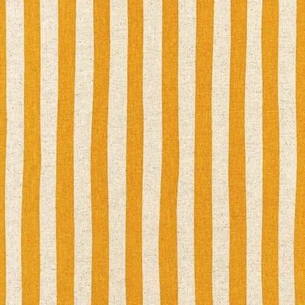 Ochre-stripe-linen-cotton-Sevenberry-Hometown-Rochester-UK