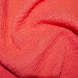 Double-Gauze-cotton-coral-Hometown-Rochester-UK
