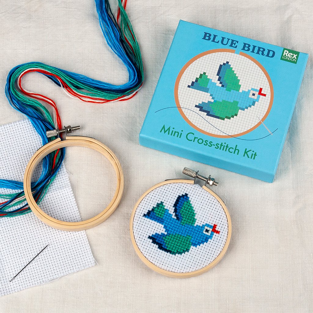 Cross-stitch-kit-bluebird-rex