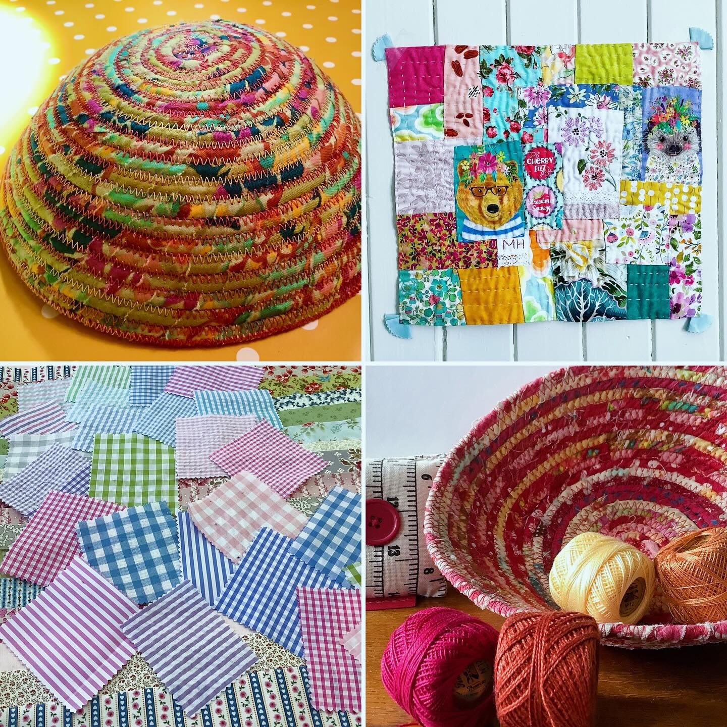 It&rsquo;s a double dose of creativity today as I&rsquo;m teaching #kawandi and #fabricbowls at Hometown.

I love how both these workshops use the tiniest of scraps to create something wonderful.

What&rsquo;s your favourite technique for scrap busti