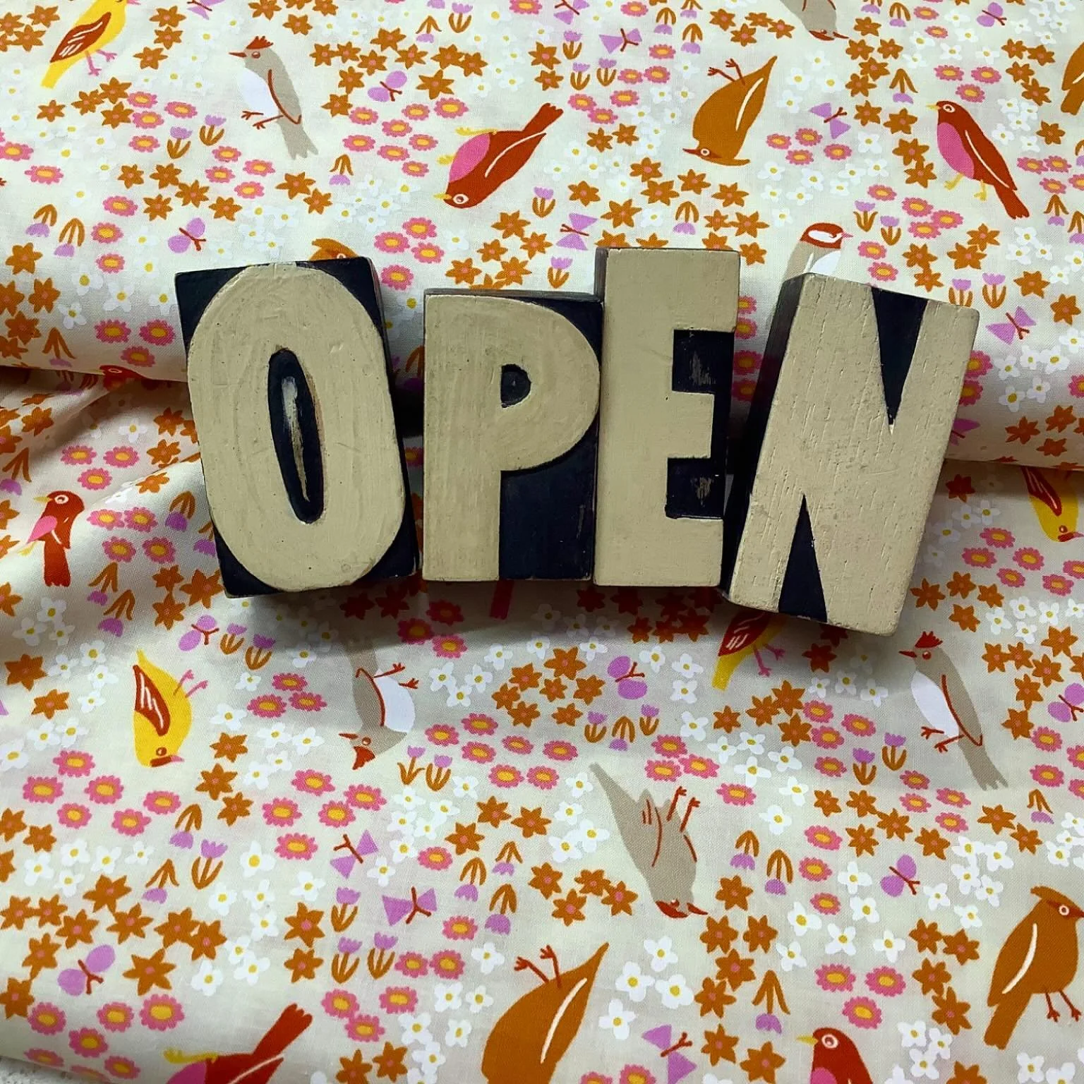 It’s Sunday, so you don’t need to be an early bird today. Hometown is open 11-3 for all your quilty and crafting wishes. So, there’s plenty of time for another cuppa and reading the papers, for me and you, before sauntering down to