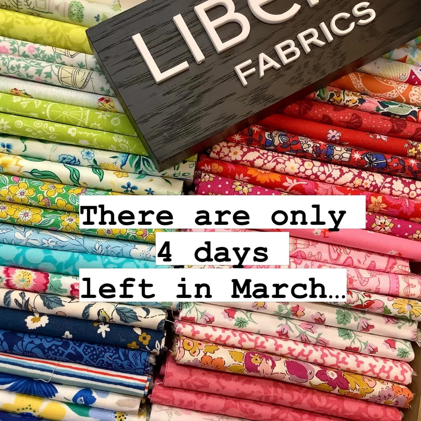 It&rsquo;s 24 March - did you know there are only 4 days left in March? This is according to the Marion calendar which runs Hometown, rather than the Gregorian calendar (which in a power-crazed way runs the rest of the world).

Yes, just 4 store days
