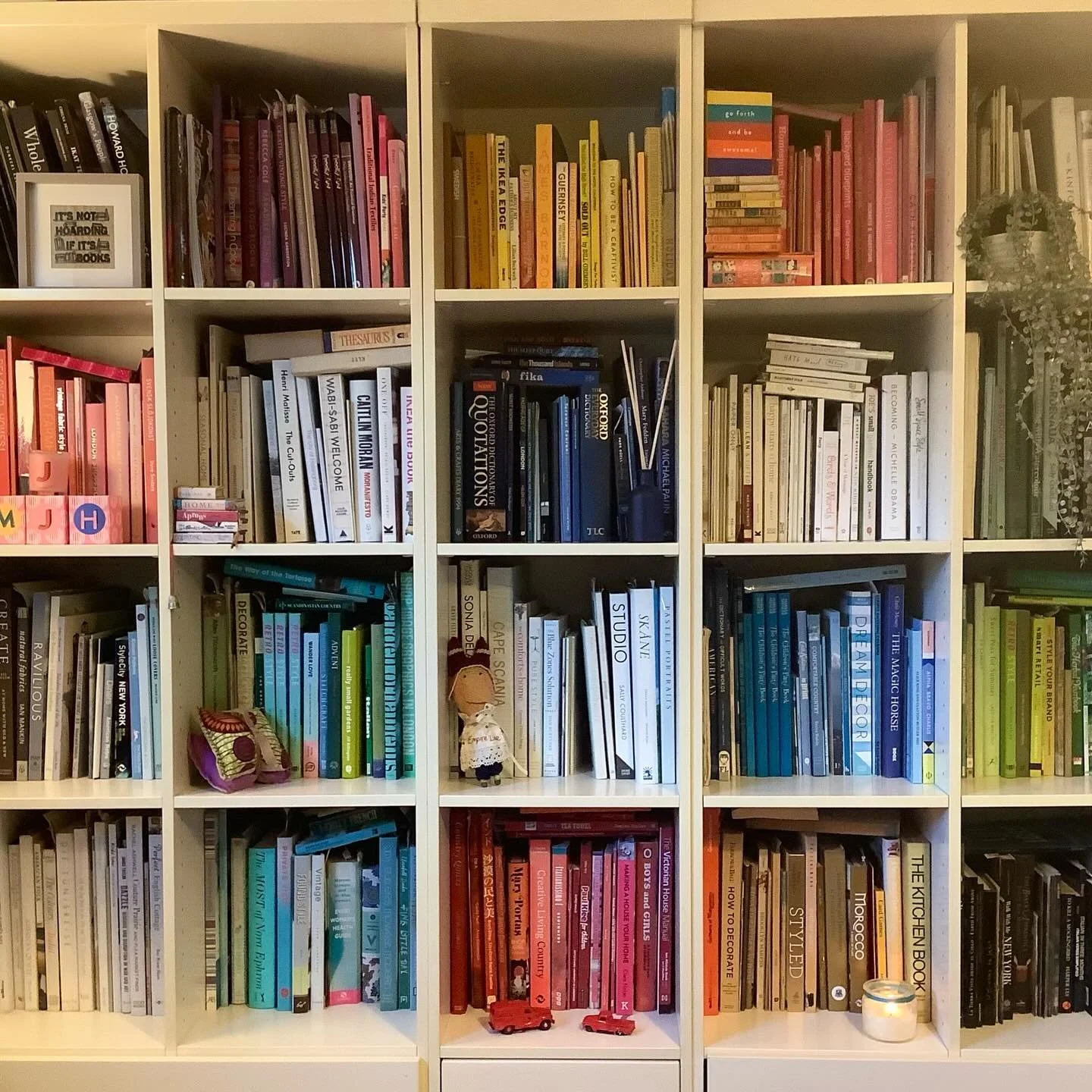 &ldquo;She is too fond of books, and it has turned her brain&rdquo;, Louisa May Alcott.

Seeing as these are some of my bookshelves AFTER a thorough declutter and clean today, well my head should not just be turned, it should be spinning&hellip; Do I
