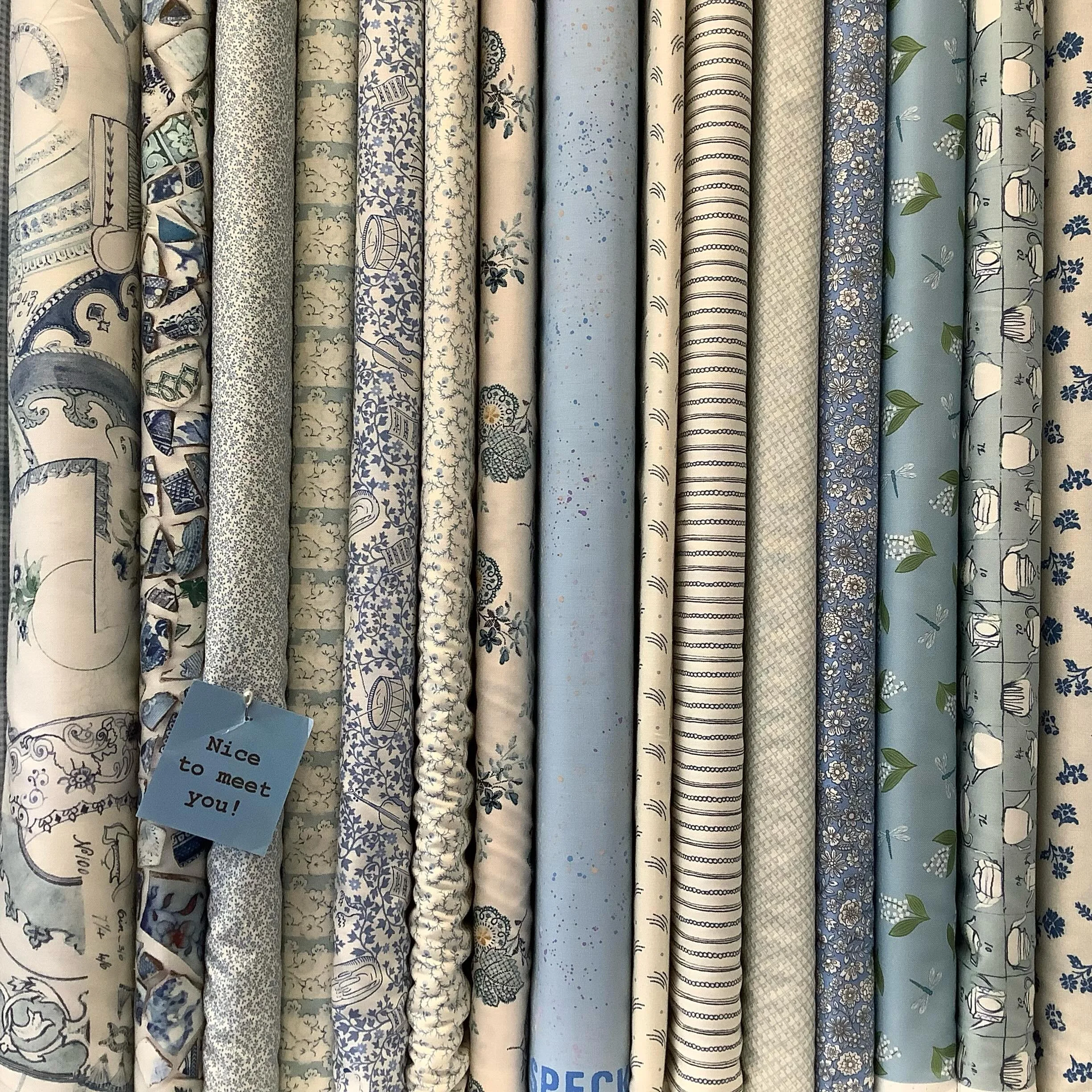 I spy with my little eye &hellip; so many skinny bolts on the shelves. Remember, when you finish a patterned quilting fabric bolt, you can save 15%. Yes, that&rsquo;s 15%!

FYI - very few have taken us up on this offer (which lasts to the end of May)