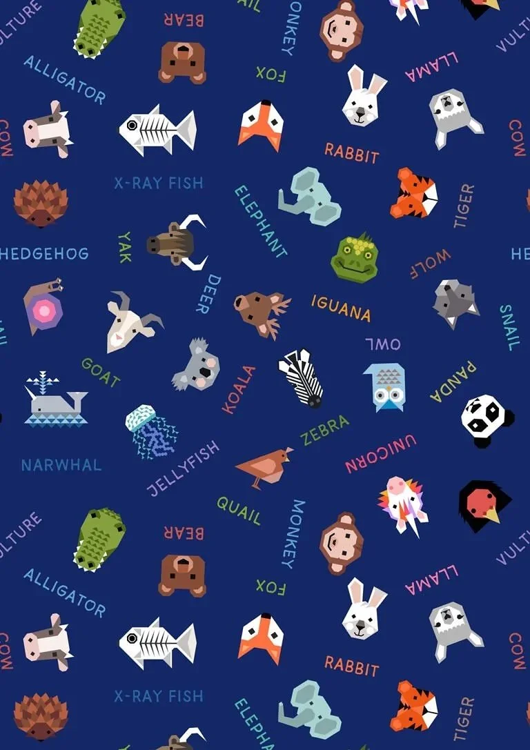 Animal-alphabet-A971C-Lewis-&-Irene-UK-shop-Hometown