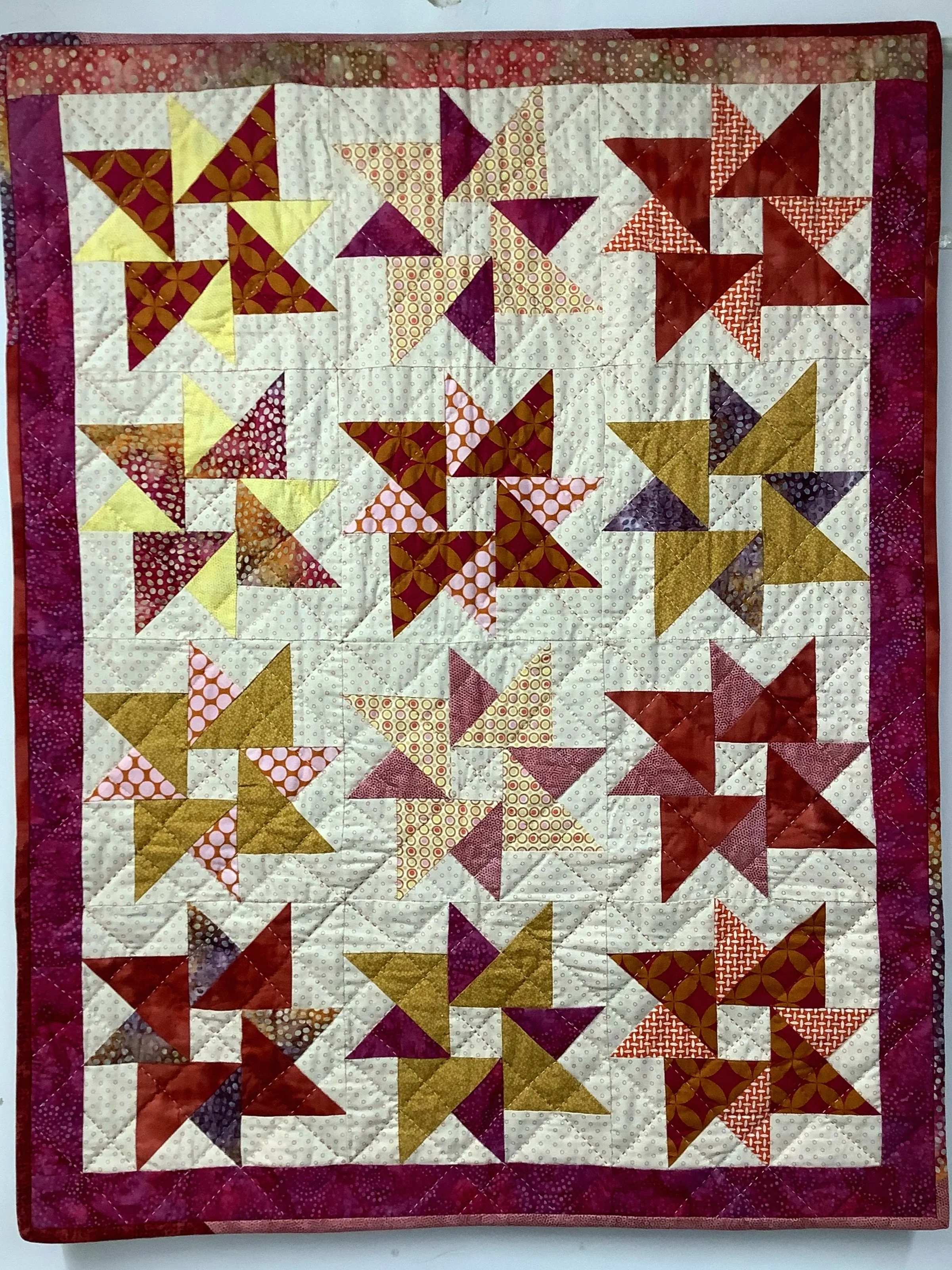 Spice-Route-star-quilt-workshop-Marion-Haslam-Hometown