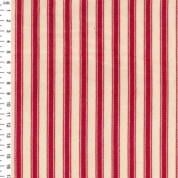Cotton-ticking-stripes-red-Hometown-Rochester-UK