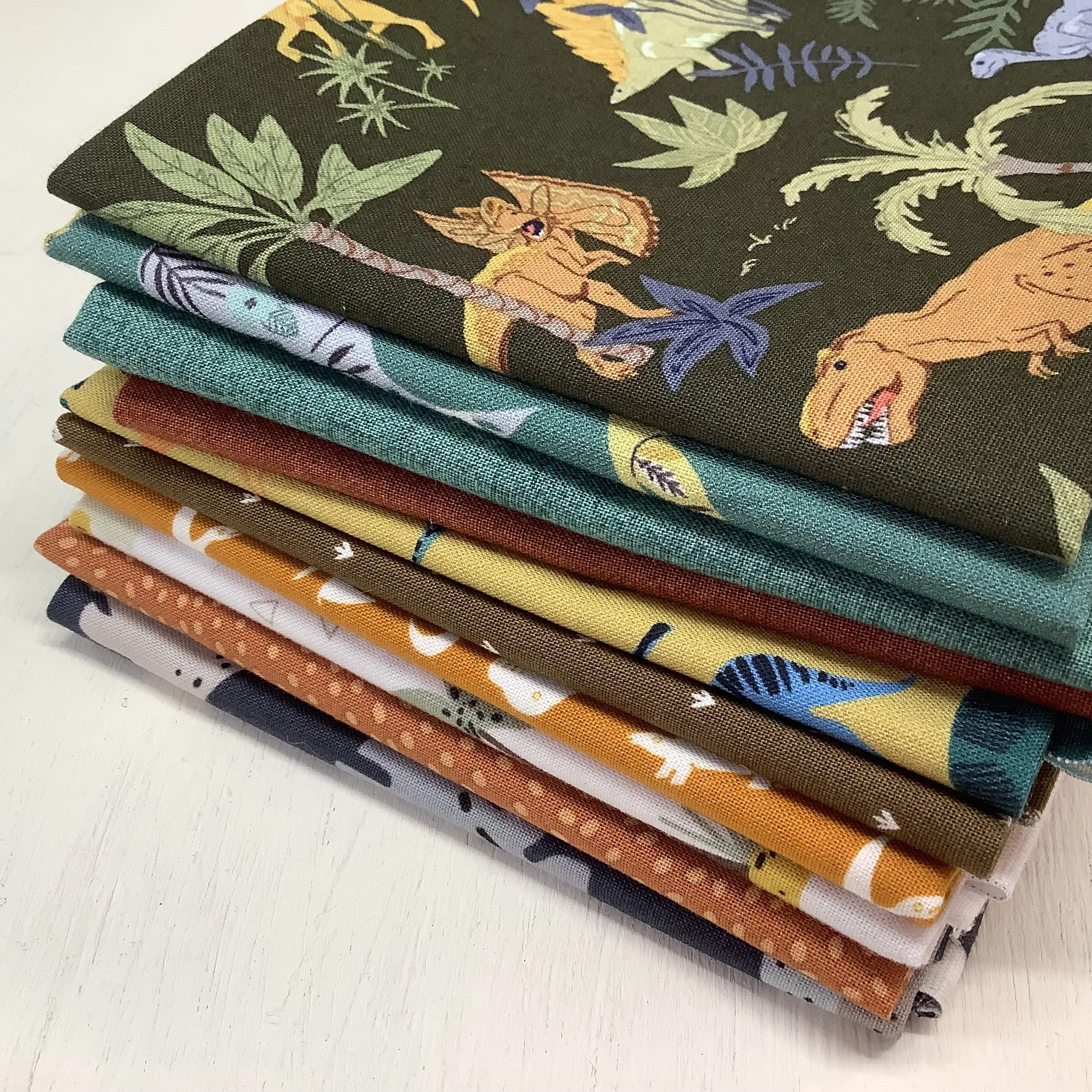 Roar-dinosaur-fat-quarter-bundle-Hometown-Rochester-UK