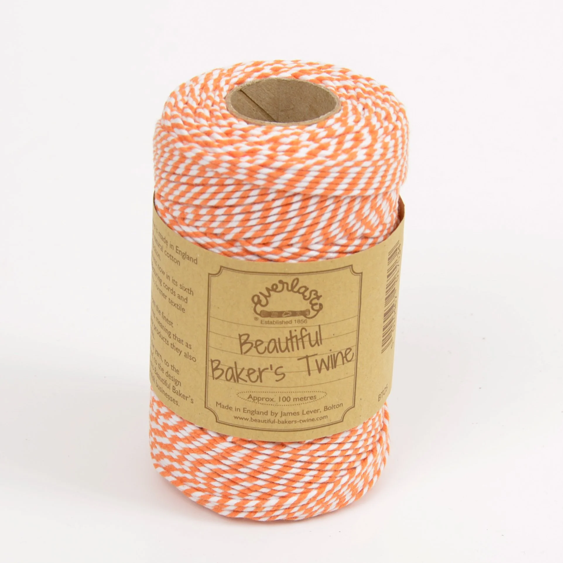 tangerine-cotton-original-bakers-twine-Everlasto-Hometown-Rochester-UK