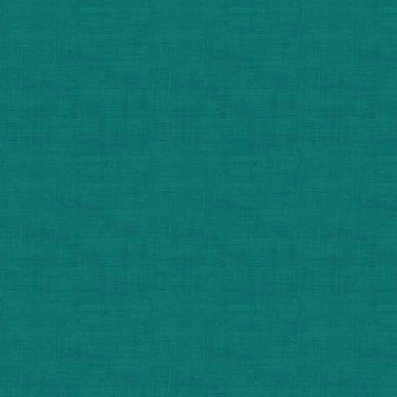 1473 T8 Makower Linen Texture teal green