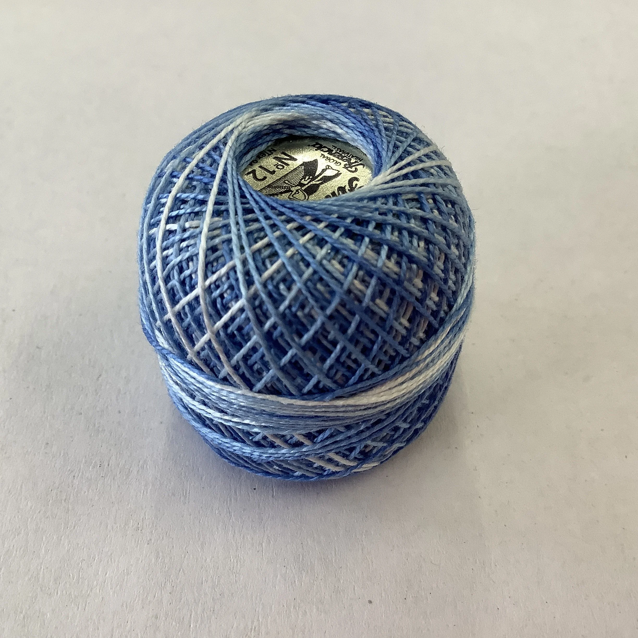 Perle-cotton-12-variegated-blue-9640-Hometown-UK