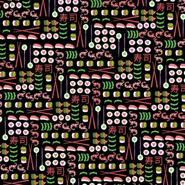 I-love-sushi-fabric-CX9469-Hometown-Rochester-UK-Michael-Miller