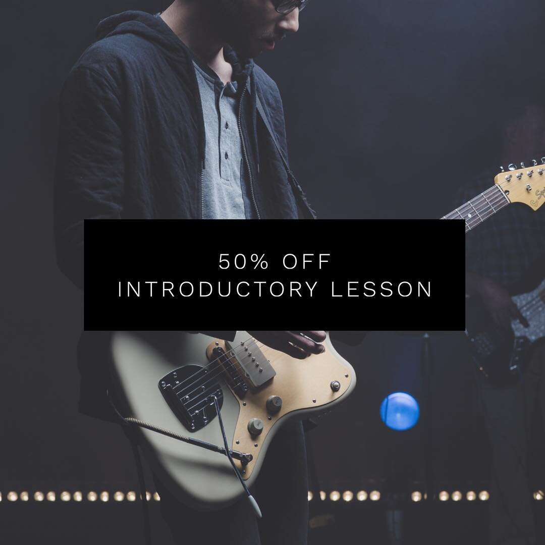 Always wanted to learn the guitar, but not sure if it&rsquo;s for you? 
Why not try an introductory session for only &pound;10! 🎸