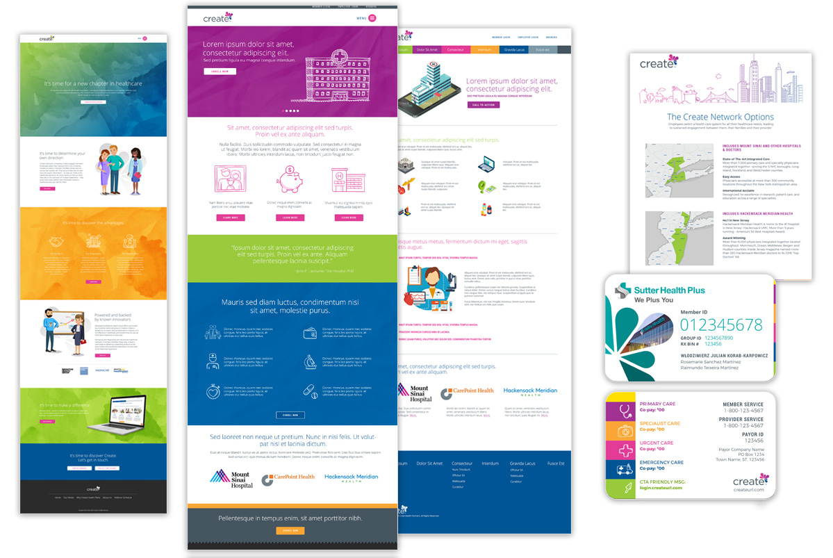 Site concepts for CREATE Healthcare