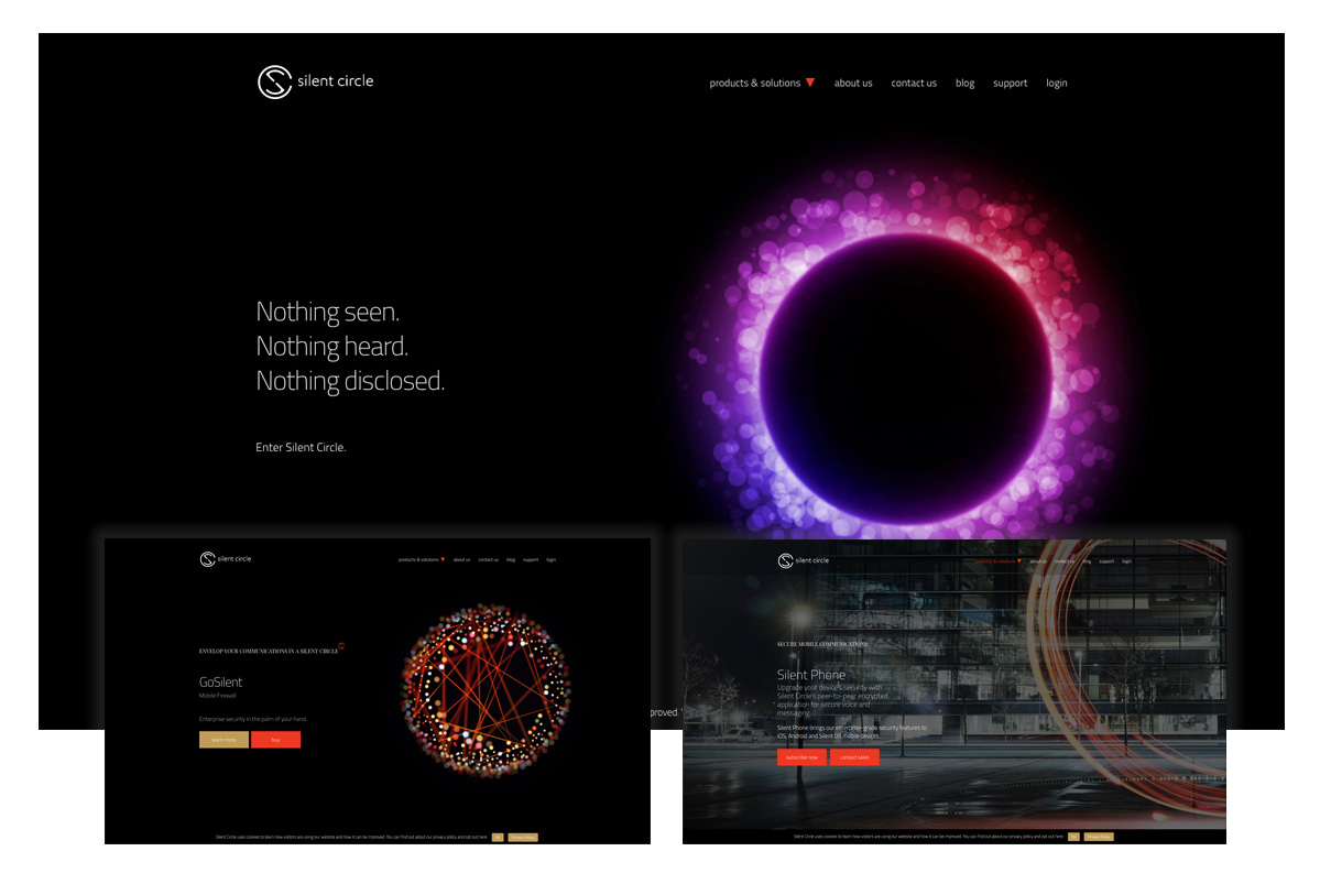 Website for Silent Circle