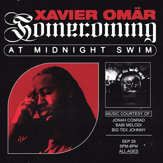 hey guys just a quick reminder that @xvromar is having a FREE party across the street at @midnightswim210 from 5 to 9 - dj sets by @bigtexjohnny | @jonah.conrad | @babimelodi... rumor has it that he might play some new songs off his unreleased projec