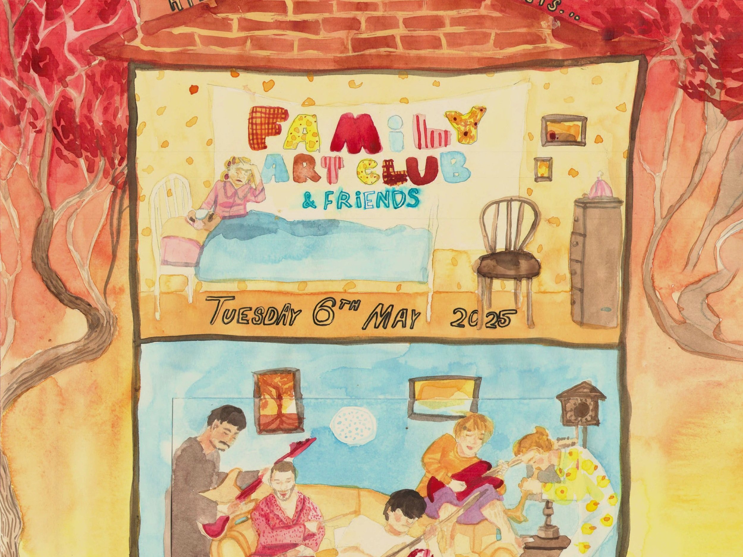 Family Art Club + Friends: 'Worms (1881)' Single Release Show