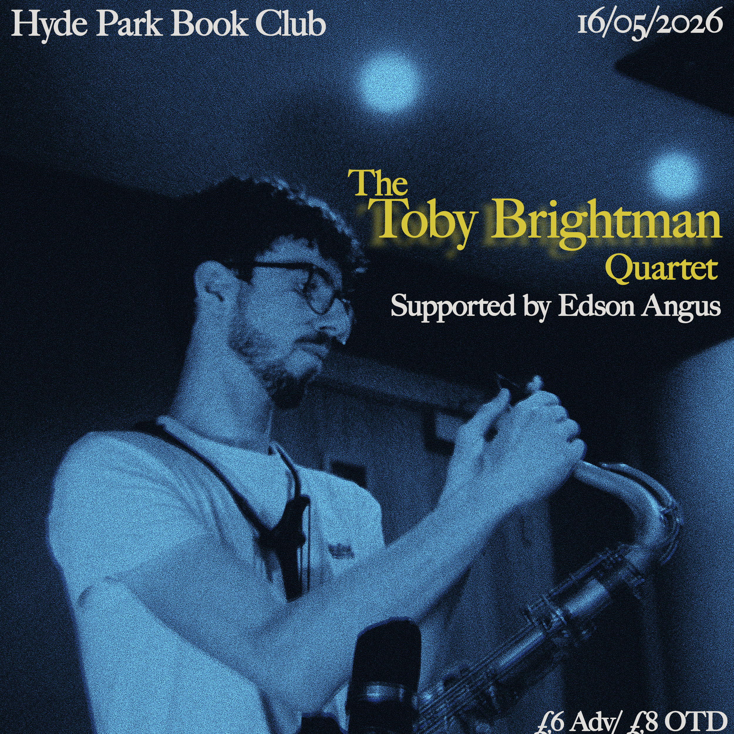Arthana Presents: The Toby Brightman Quartet