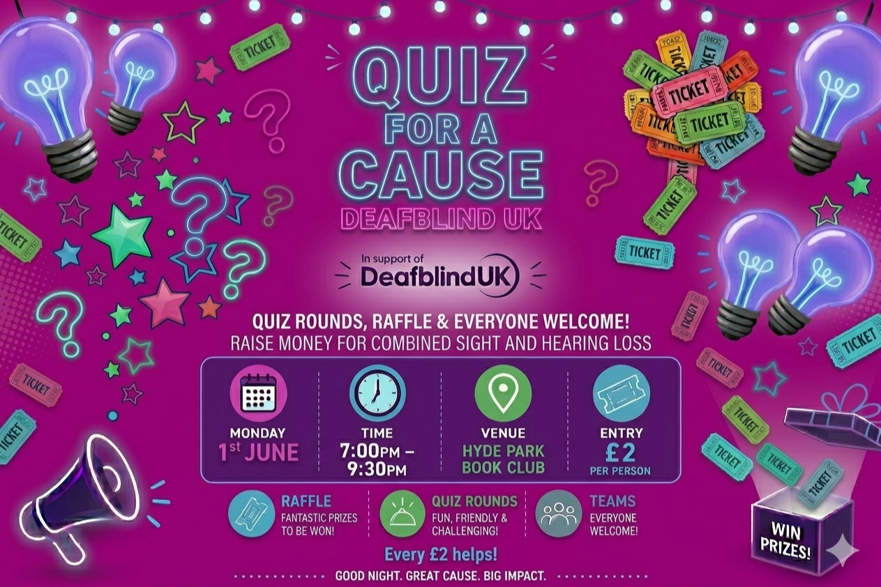 Quiz for a cause, supporting Deafblind UK