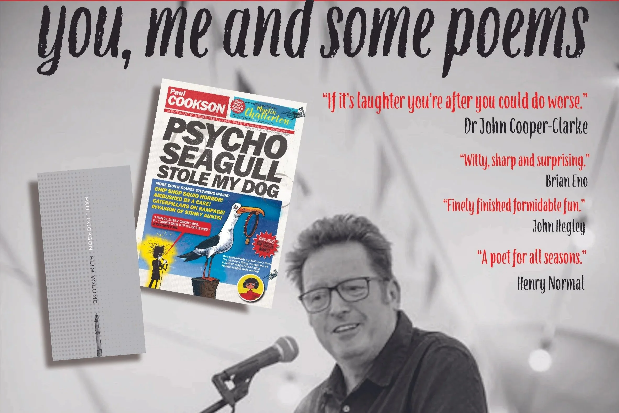 Paul Cookson : You, Me and Some Poems