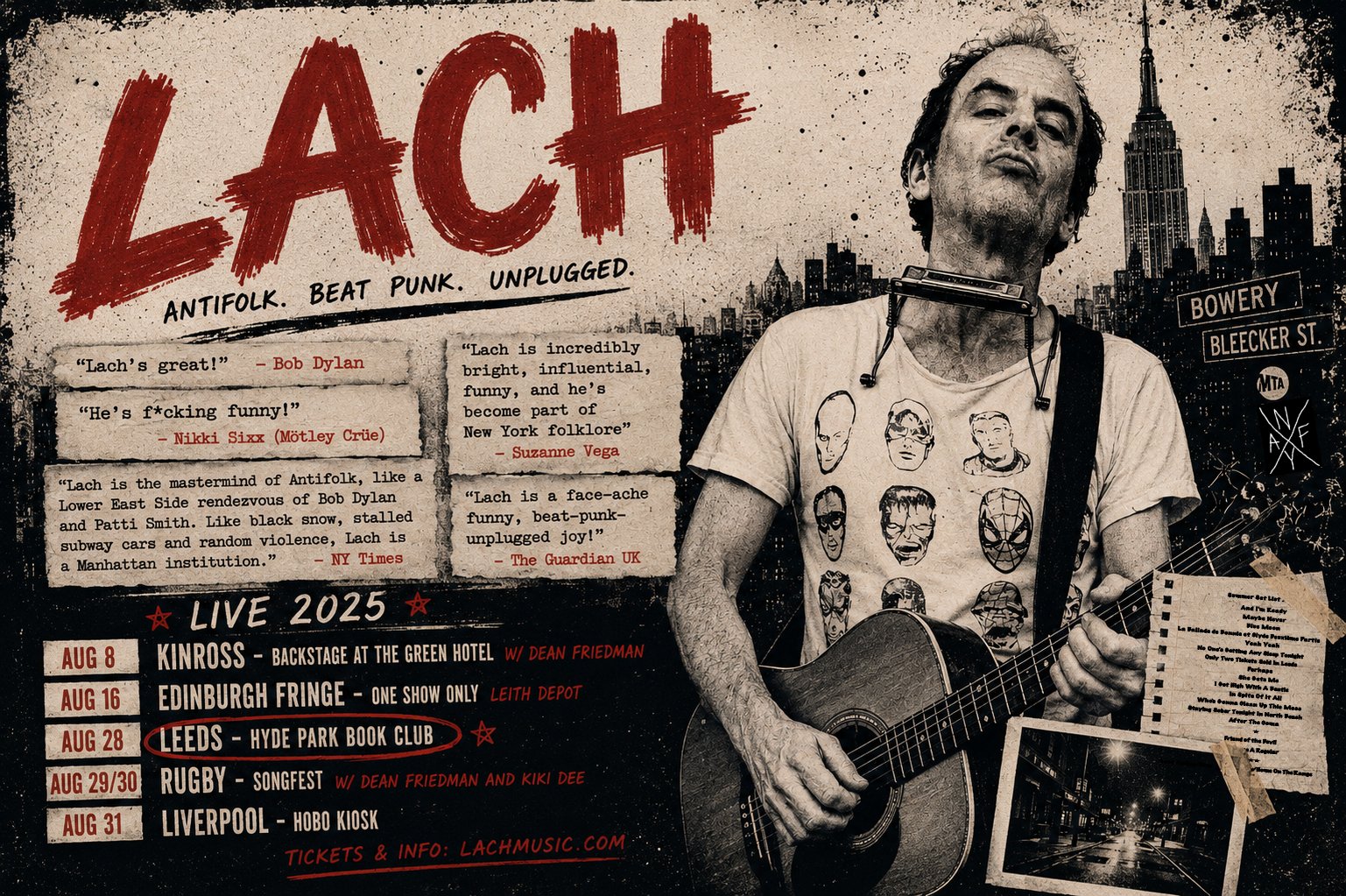 Antifolk Founder Lach in a Rare Intimate Concert