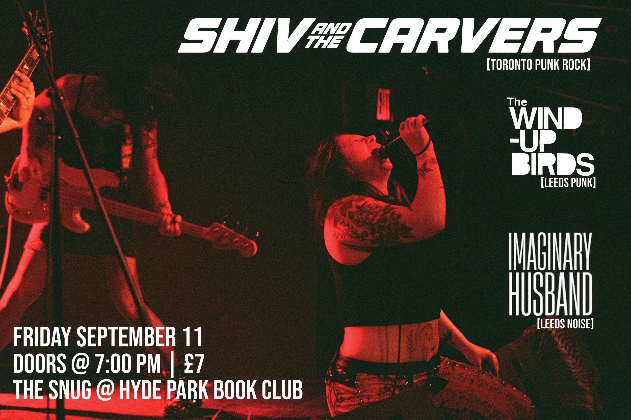 Shiv and the Carvers w/ The Wind-Up Birds and Imaginary Husband