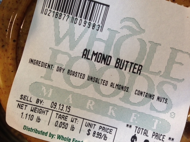 Always look at the ingredients. Nut butters only need to contain nuts!