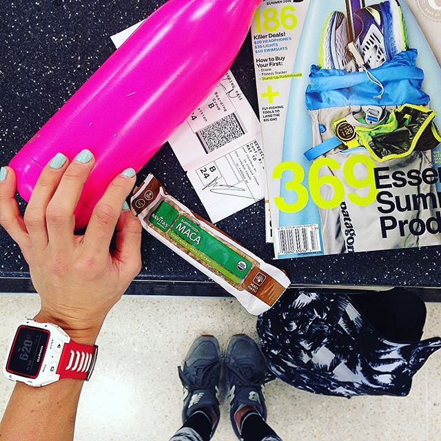 Carry-on essentials. 