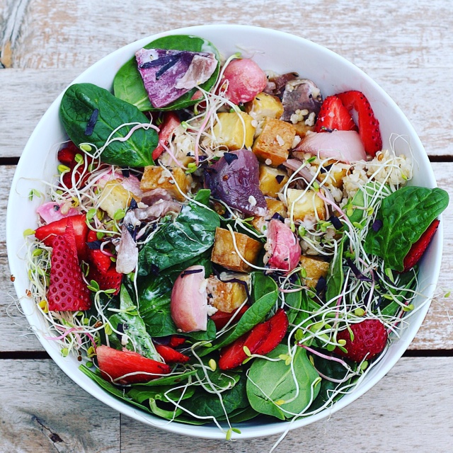 Once in a while, skip the meat to make room for more vibrant vegetables! 
