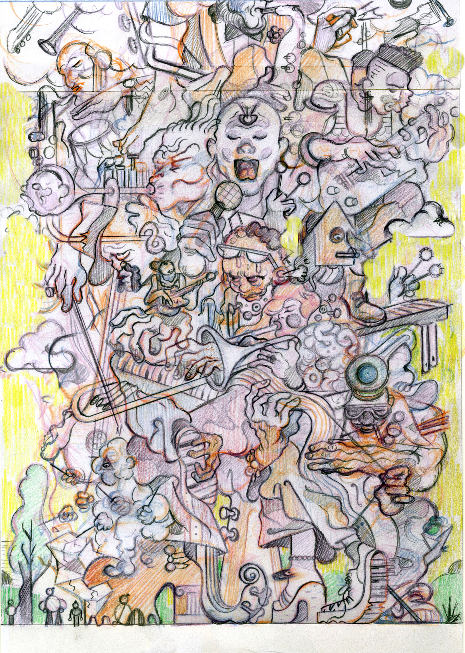 Poster Jazz Middelheim Second Draft