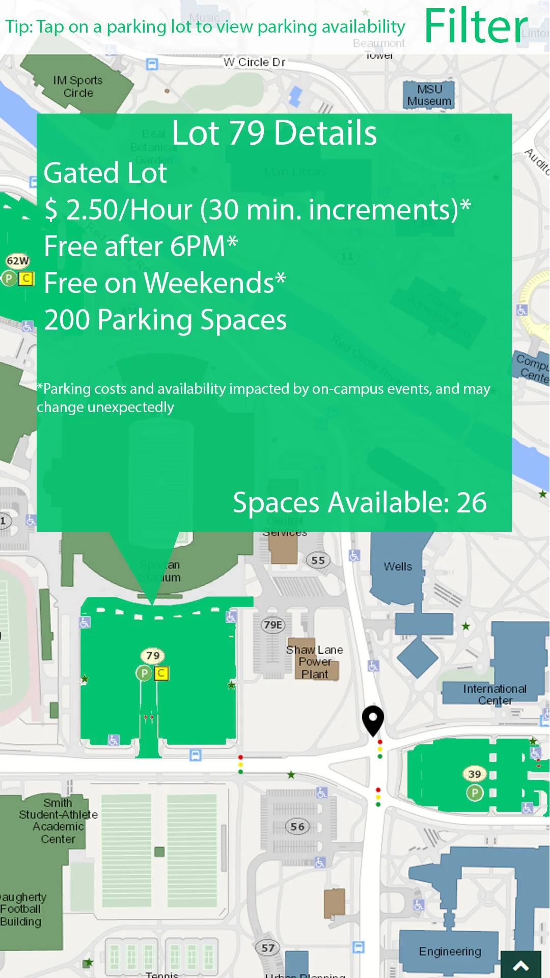 MI 841- Spartan Parking