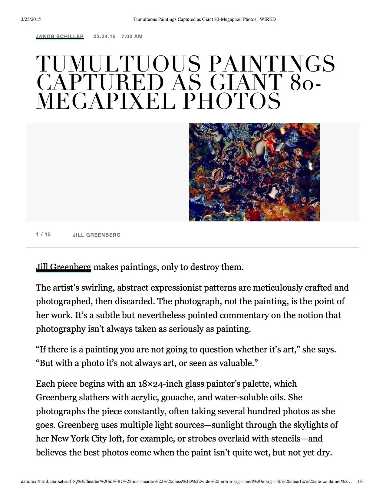Wired Magazine 2015