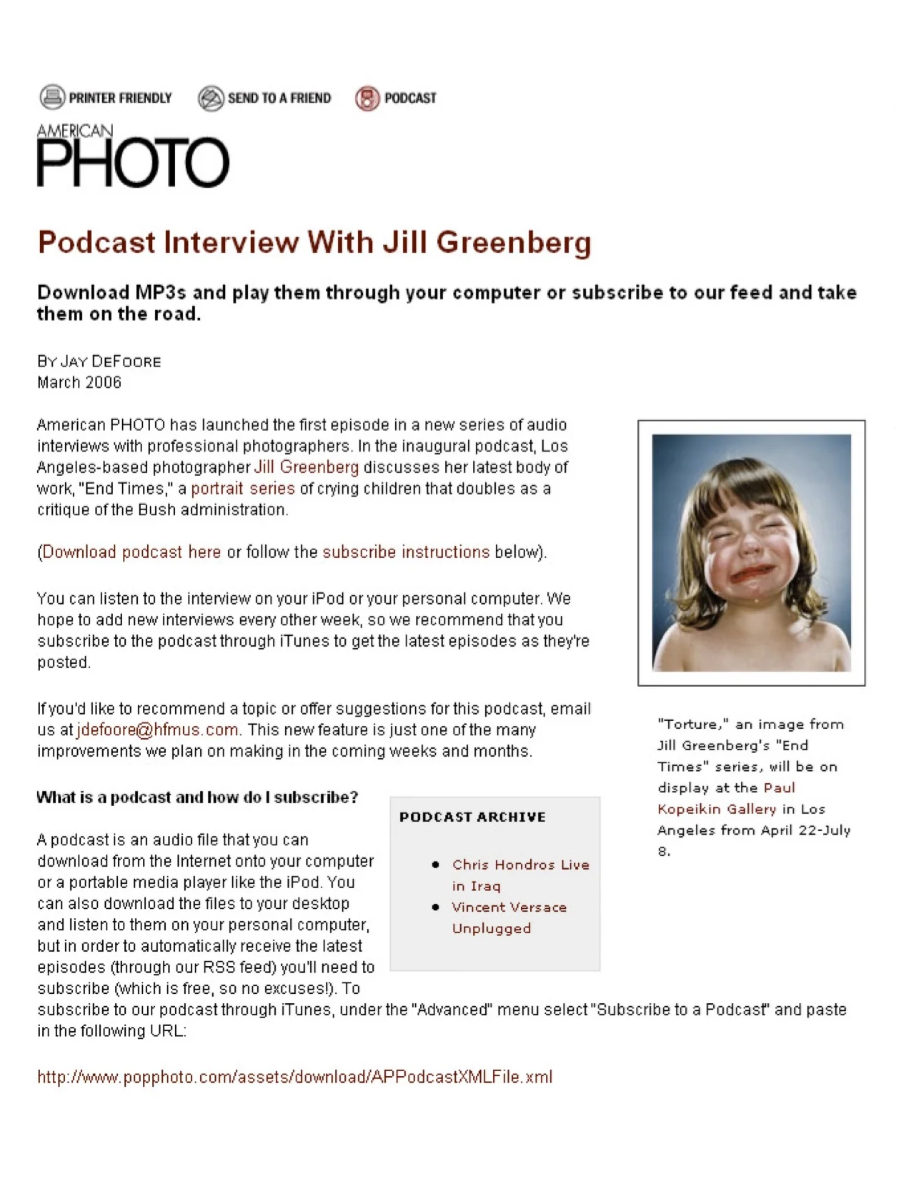 American Photo 2006