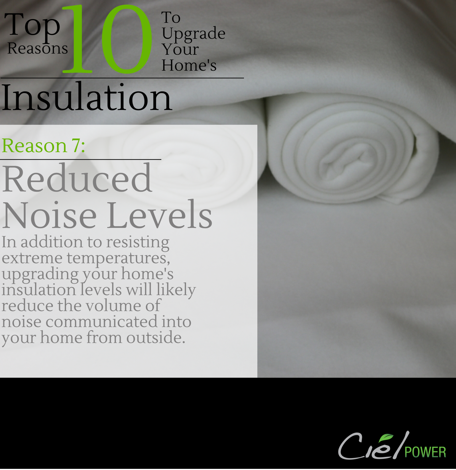 Top 10 Reasons To Upgrade Your Home's Insulation Levels