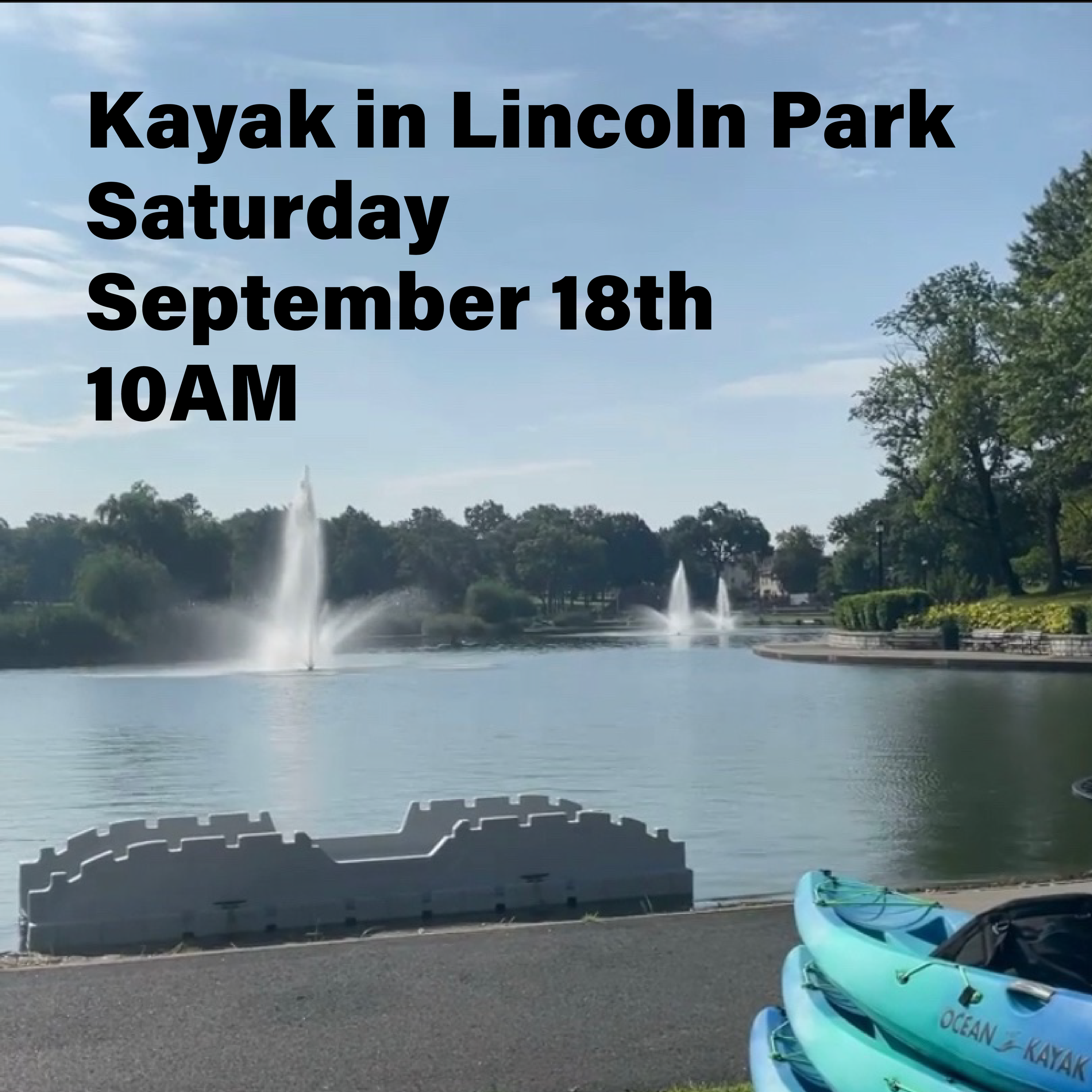 Kayak in Lincoln Park