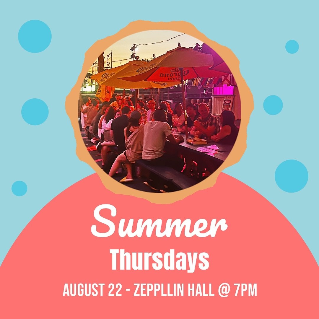 Don&rsquo;t miss this Summer Thursday! They have been so fun and a great time to gather and build community outside of church&mdash;something we&rsquo;ve been learning about on Sundays. So this is a great chance! Tomorrow, we will be meeting at Zeppe