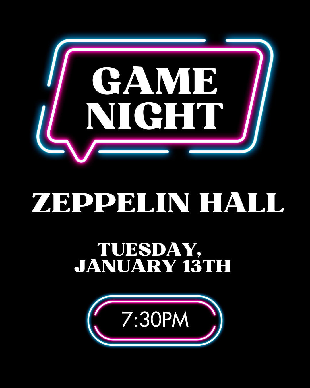 Game Night - Zeppelin Hall