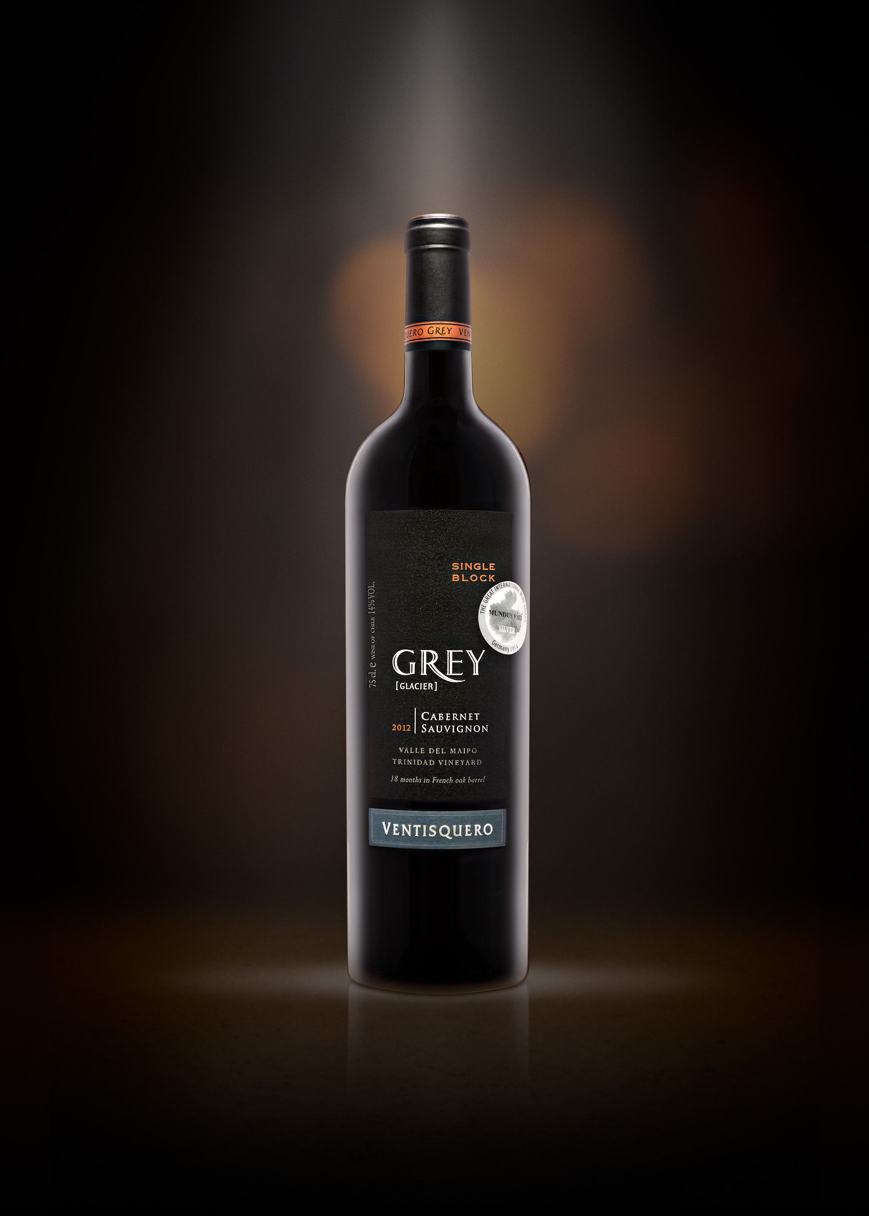 Grey Cabernet Sauvignon Red Wine | Commercial Product Shot 